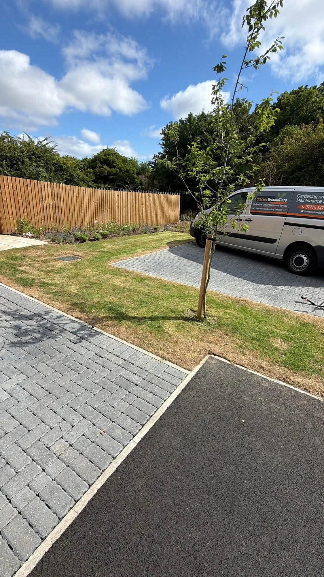 Professional ground maintenance worker